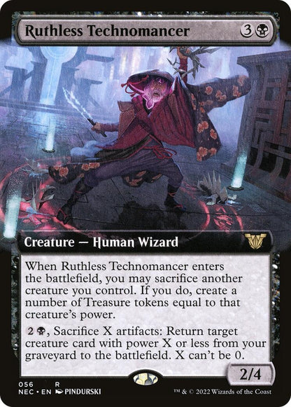 Ruthless Technomancer (Extended Art) (56) (NEC)