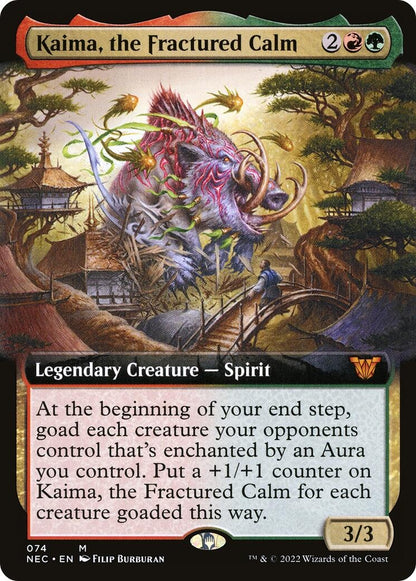 Kaima, the Fractured Calm (Extended Art) (74) (NEC)
