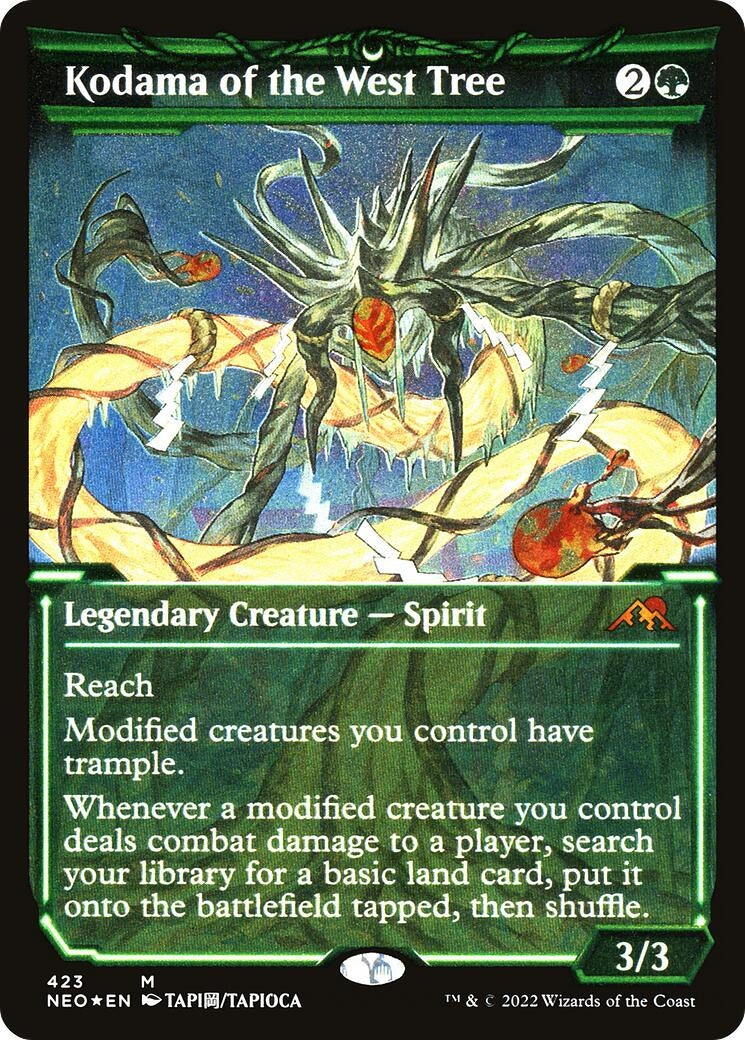 Kodama of the West Tree (Showcase) (Foil Etched) (423) (NEO)