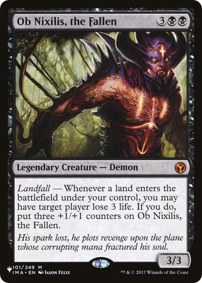 Ob Nixilis, the Fallen (101/249) (LIST)
