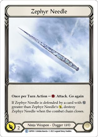 Zephyr Needle (Left) [1HP093] (History Pack 1)