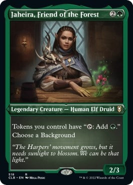 Jaheira, Friend of the Forest (Foil Etched) (518) (CLB)