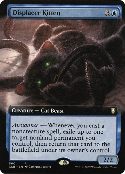 Displacer Kitten (Extended Art) (560) (CLB)