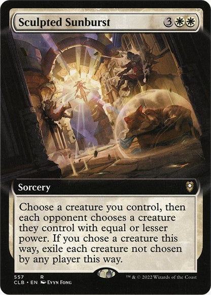 Sculpted Sunburst (Extended Art) (557) (CLB)