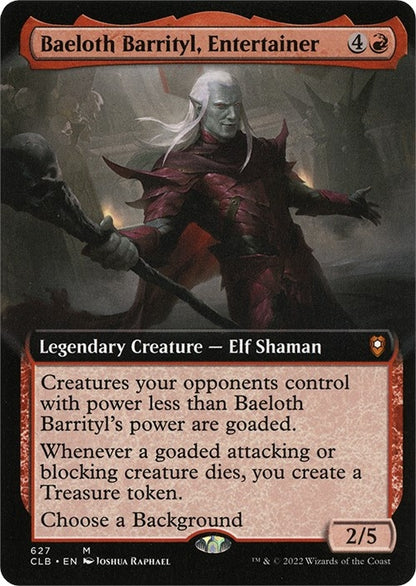 Baeloth Barrityl, Entertainer (Extended Art) (627) (CLB)