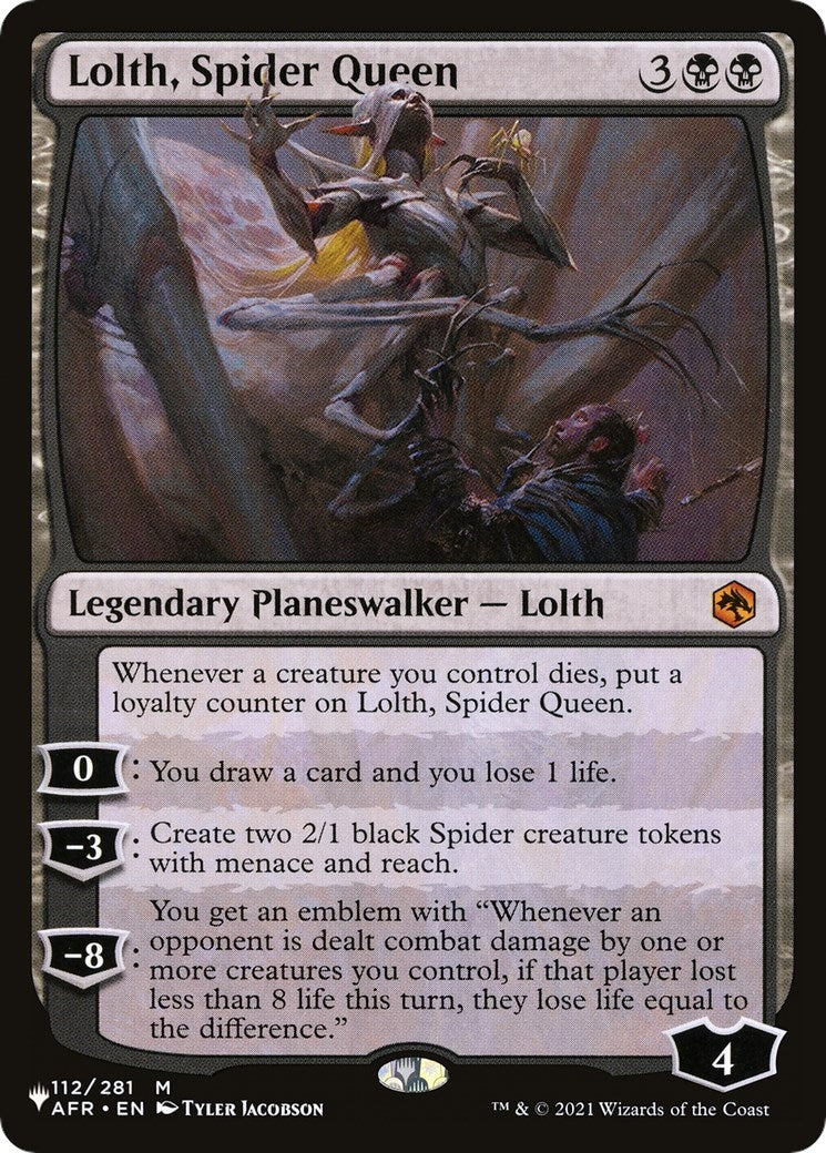 Lolth, Spider Queen (112/281) (LIST)
