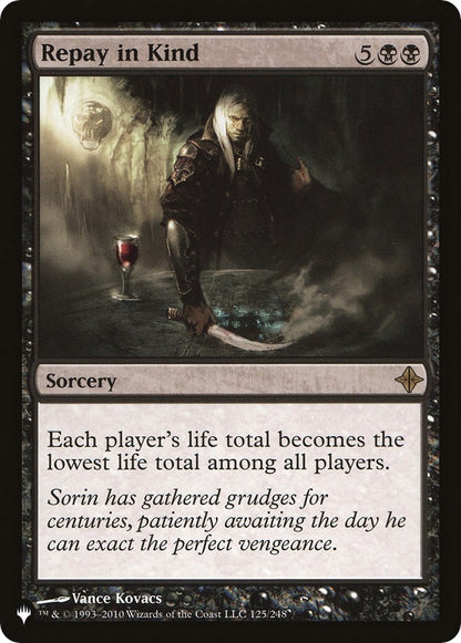 Repay in Kind (125/248) (LIST)