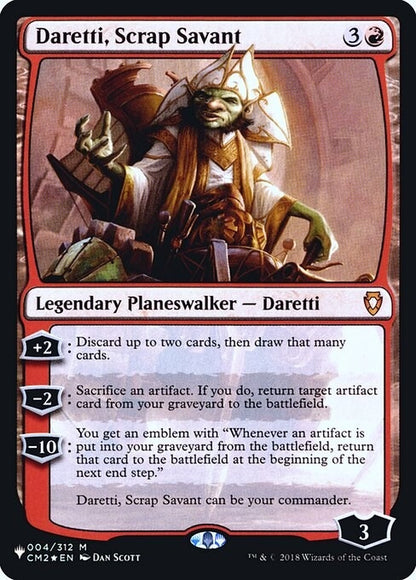 Daretti, Scrap Savant (CM2) (4) (LIST)