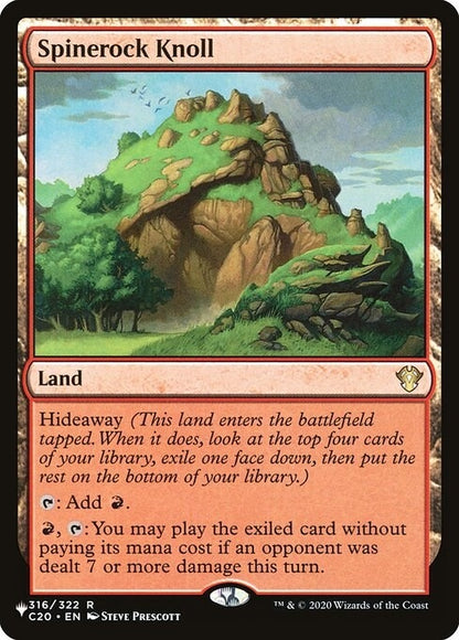 Spinerock Knoll (C20) (316) (LIST)