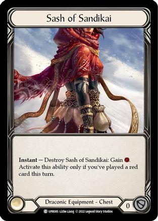 Sash of Sandikai [UPR085] (Uprising)  Cold Foil