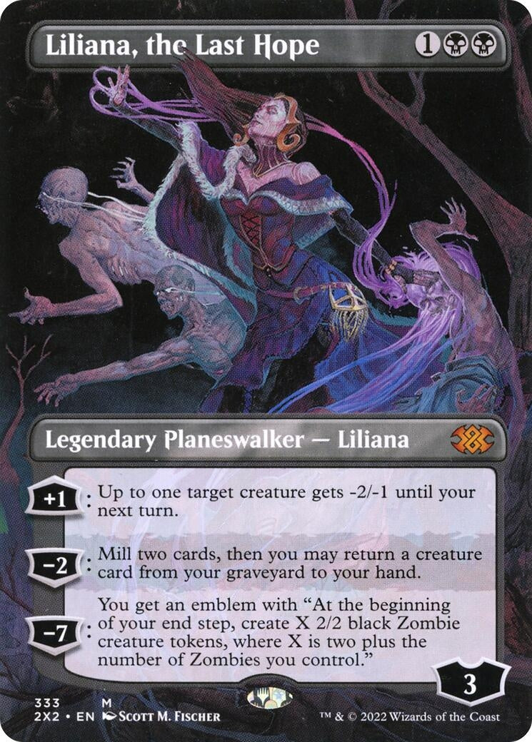 Liliana, the Last Hope (Borderless) (333) (2X2)