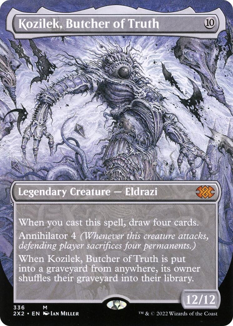 Kozilek, Butcher of Truth (Borderless) (336) (2X2)