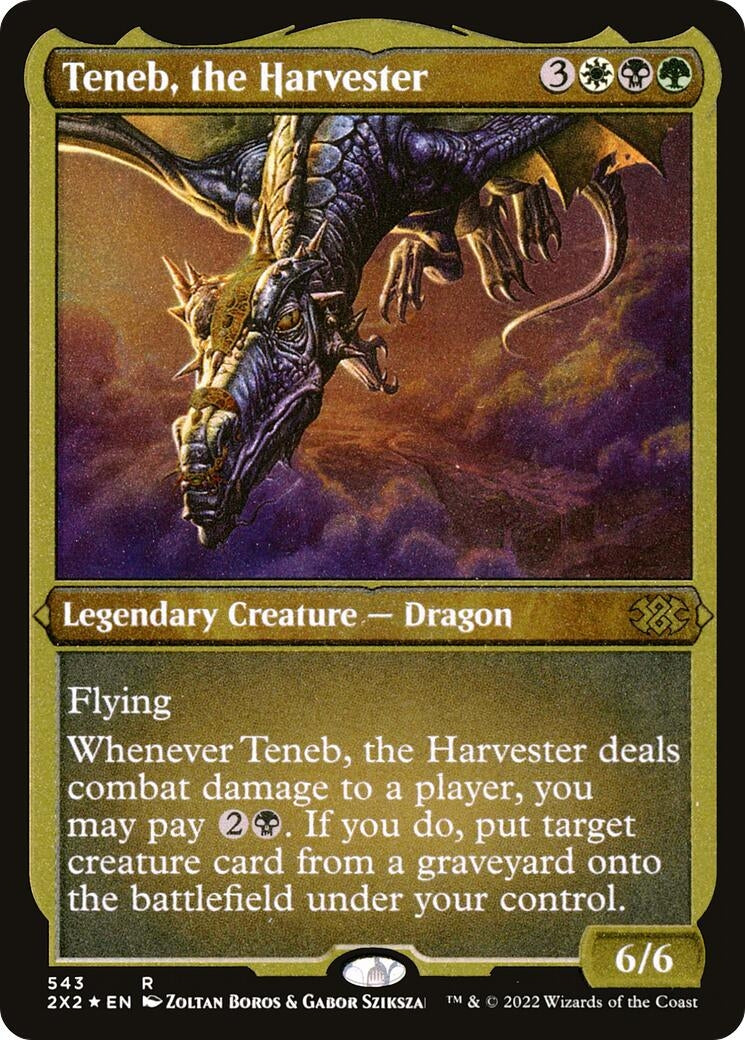 Teneb, the Harvester (Foil Etched) (543) (2X2)