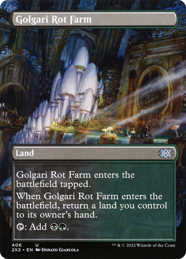 Golgari Rot Farm (Borderless) (406) (2X2)