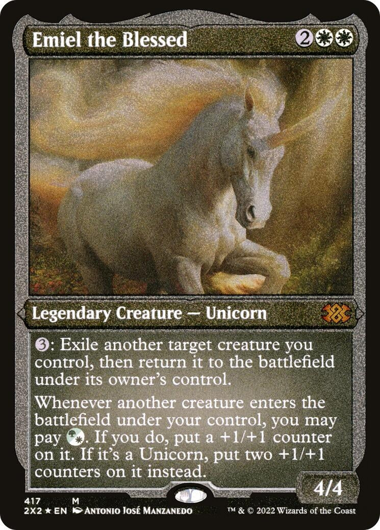 Emiel the Blessed (Foil Etched) (417) (2X2)