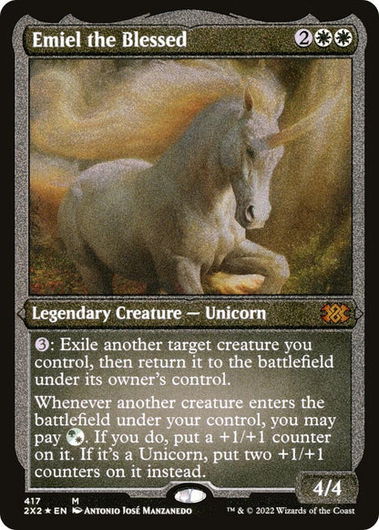 Emiel the Blessed (Foil Etched) (417) (2X2)
