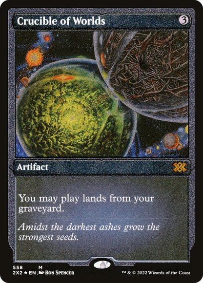 Crucible of Worlds (Foil Etched) (558) (2X2)