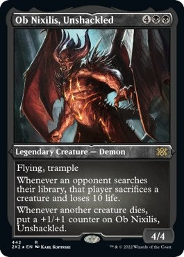 Ob Nixilis, Unshackled (Foil Etched) (442) (2X2)
