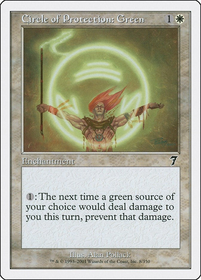 Circle of Protection: Green (8) (7ED)