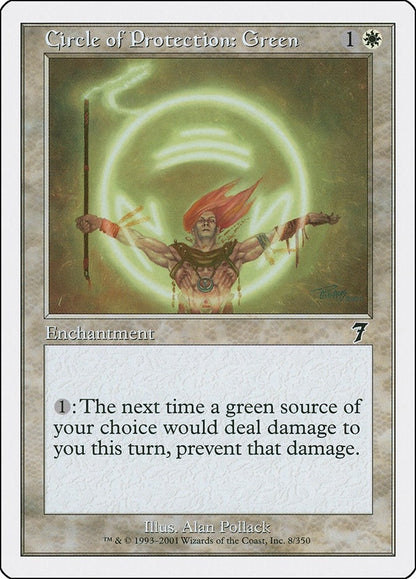 Circle of Protection: Green (8) (7ED)
