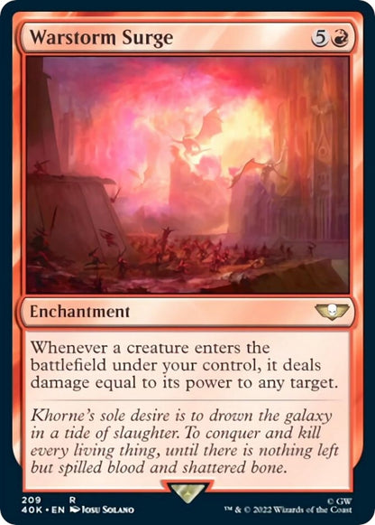 Warstorm Surge (Surge Foil) (209) (40K)