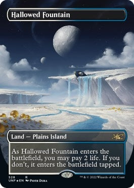 Hallowed Fountain (Borderless) (Galaxy Foil) (528) (UNF)