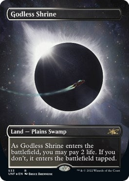 Godless Shrine (Borderless) (Galaxy Foil) (533) (UNF)