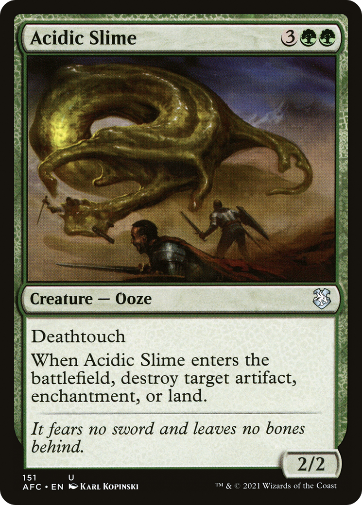 Acidic Slime [Dungeons & Dragons: Adventures in the Forgotten Realms Commander]