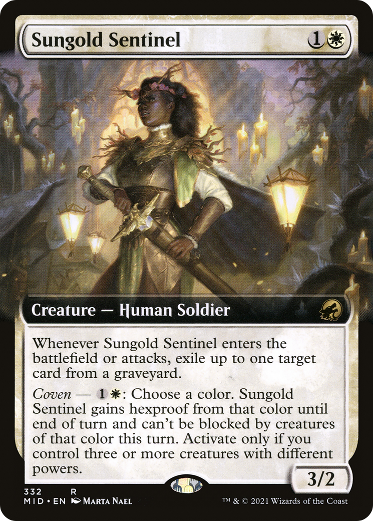 Sungold Sentinel (Extended Art) [Innistrad: Midnight Hunt]