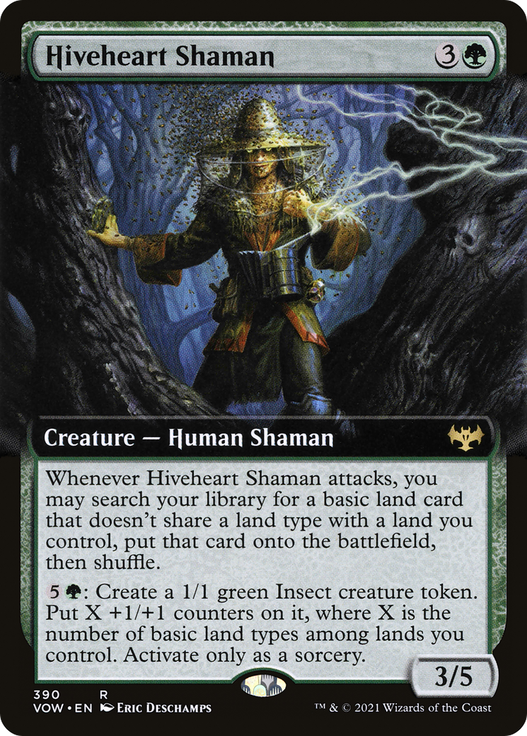 Hiveheart Shaman (Extended Art) [Innistrad: Crimson Vow]