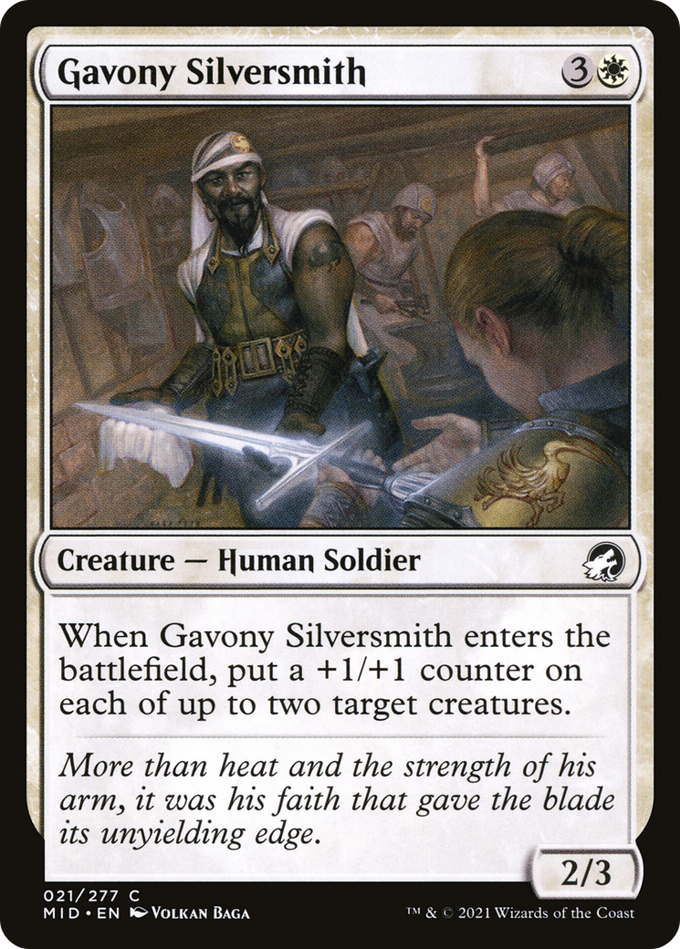 Gavony Silversmith [Innistrad: Midnight Hunt]