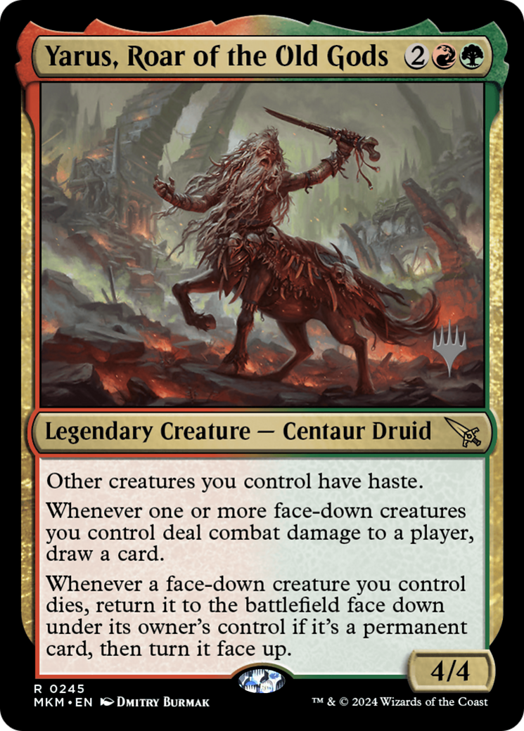 Yarus, Roar of the Old Gods (Promo Pack) [Murders at Karlov Manor Promos]