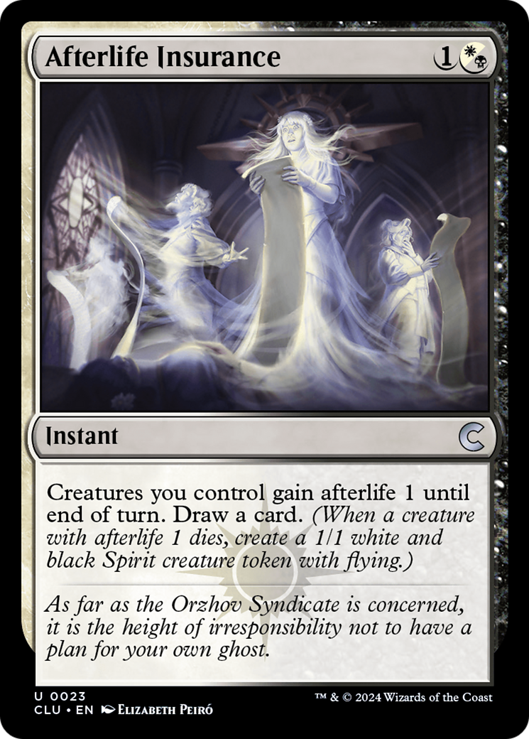 Afterlife Insurance [Ravnica: Clue Edition]