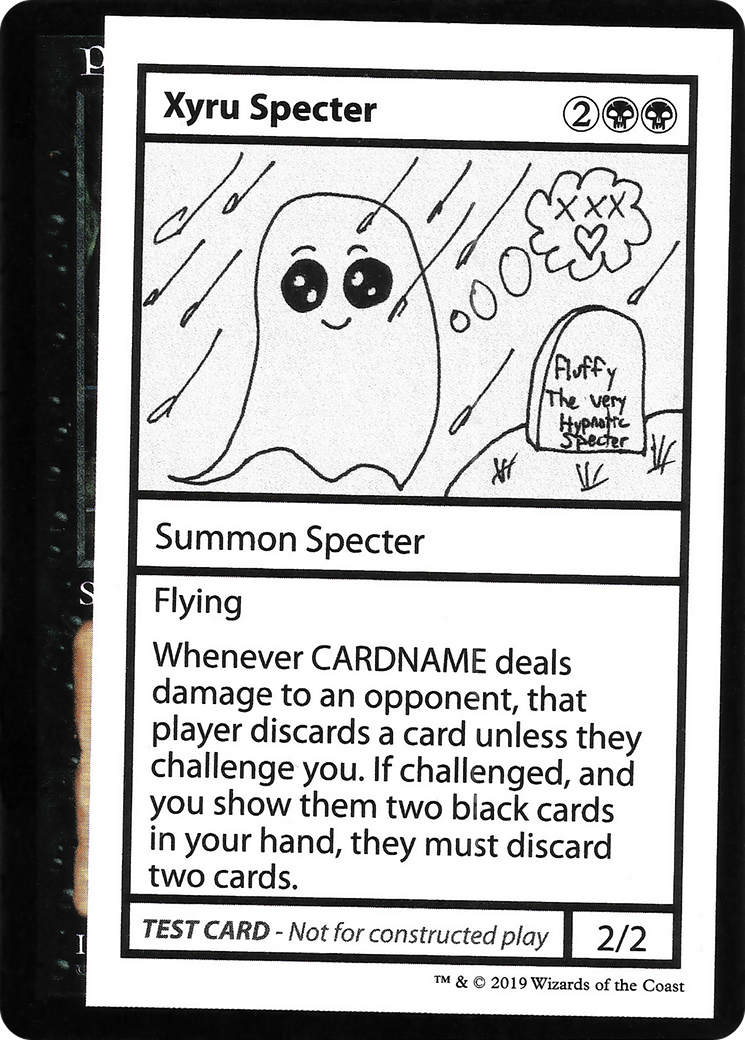 Xyru Specter (2021 Edition) [Mystery Booster Playtest Cards]