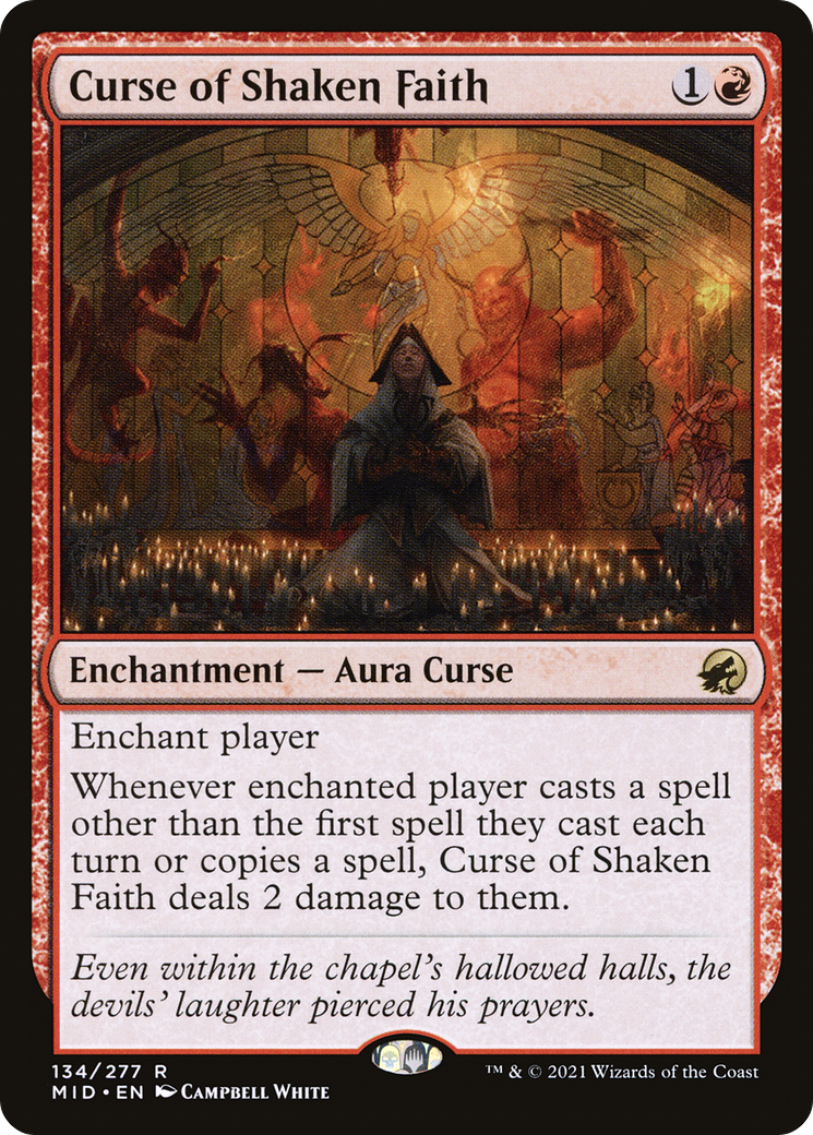 Curse of Shaken Faith [Innistrad: Midnight Hunt]