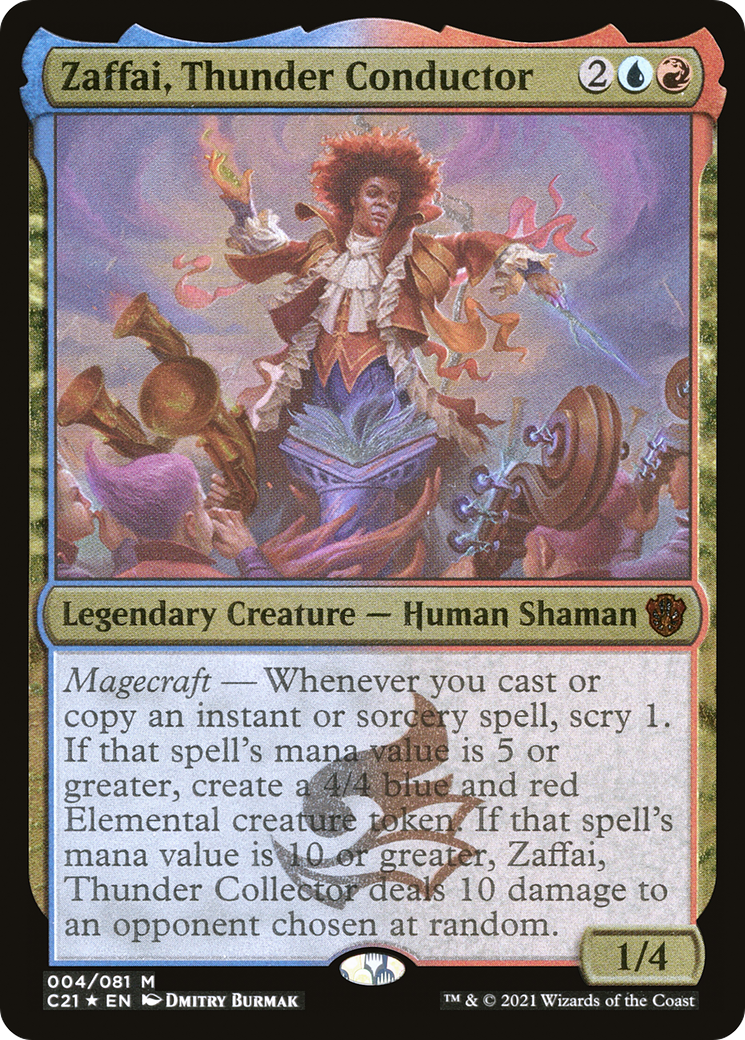 Zaffai, Thunder Conductor (Display Commander) [Commander 2021]