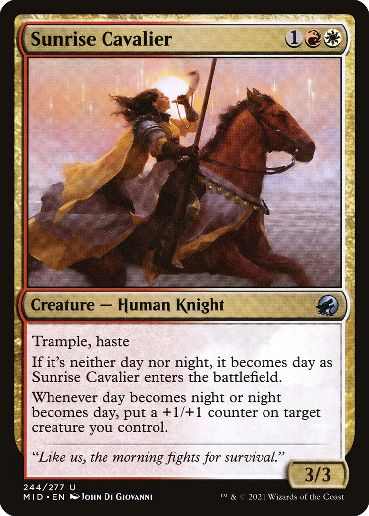 Sunrise Cavalier [Innistrad: Midnight Hunt]