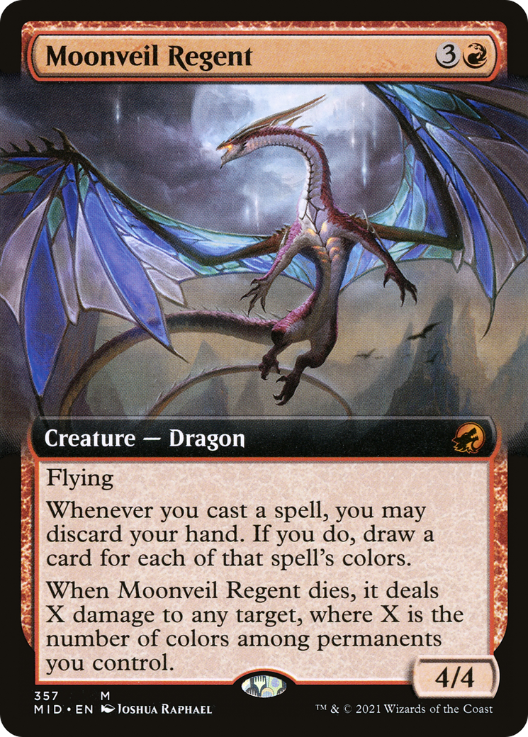 Moonveil Regent (Extended Art) [Innistrad: Midnight Hunt]