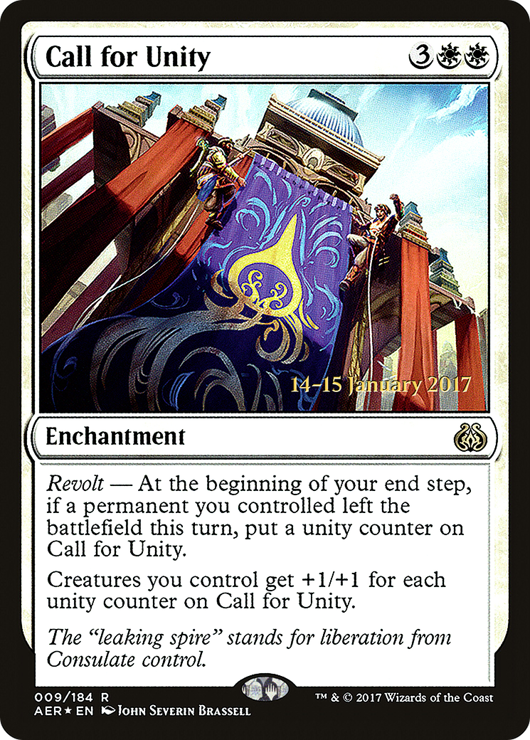 Call for Unity [Aether Revolt Prerelease Promos]