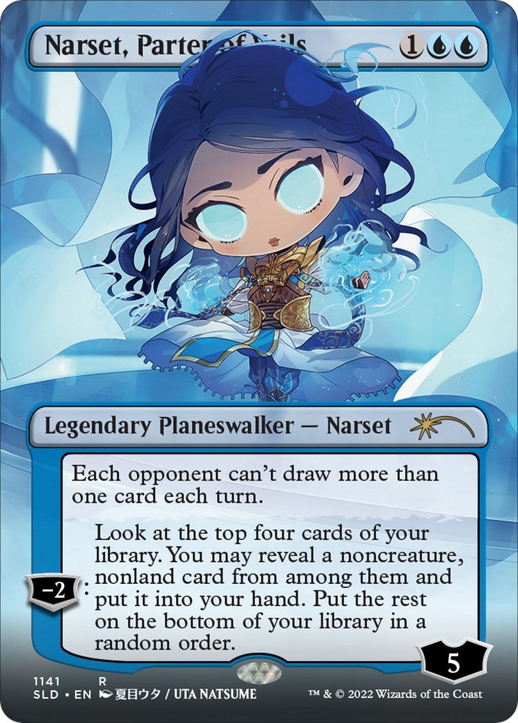 Narset, Parter of Veils (Borderless) (1141) (SLD)