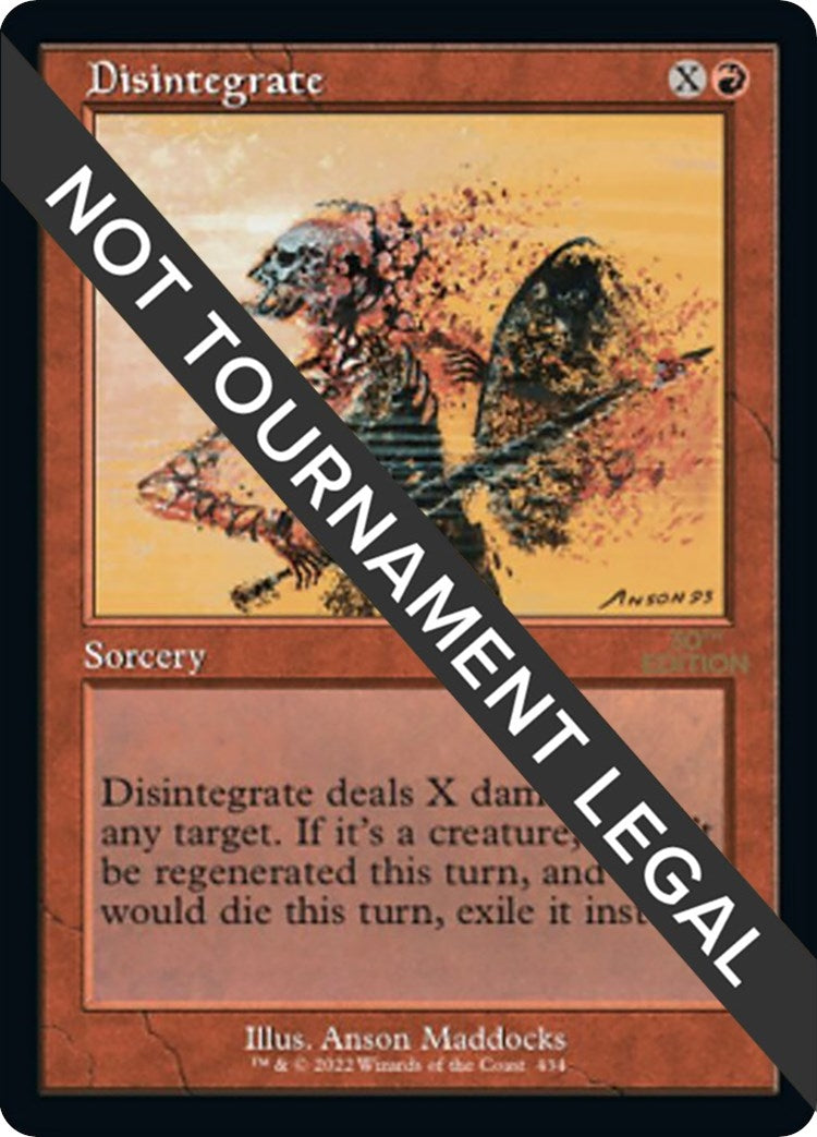 Disintegrate (Retro Frame) (434) (30A)