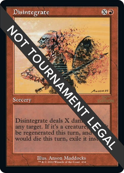 Disintegrate (Retro Frame) (434) (30A)