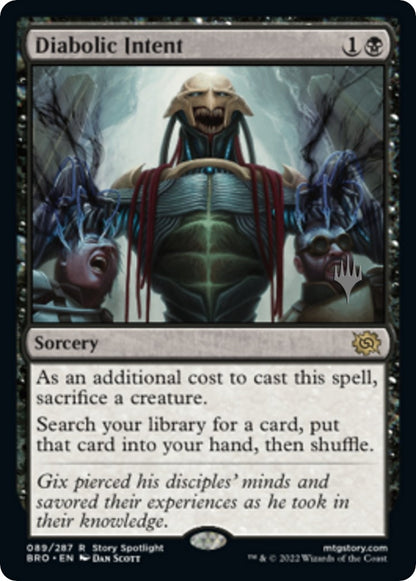 Diabolic Intent (89) (PPBRO)