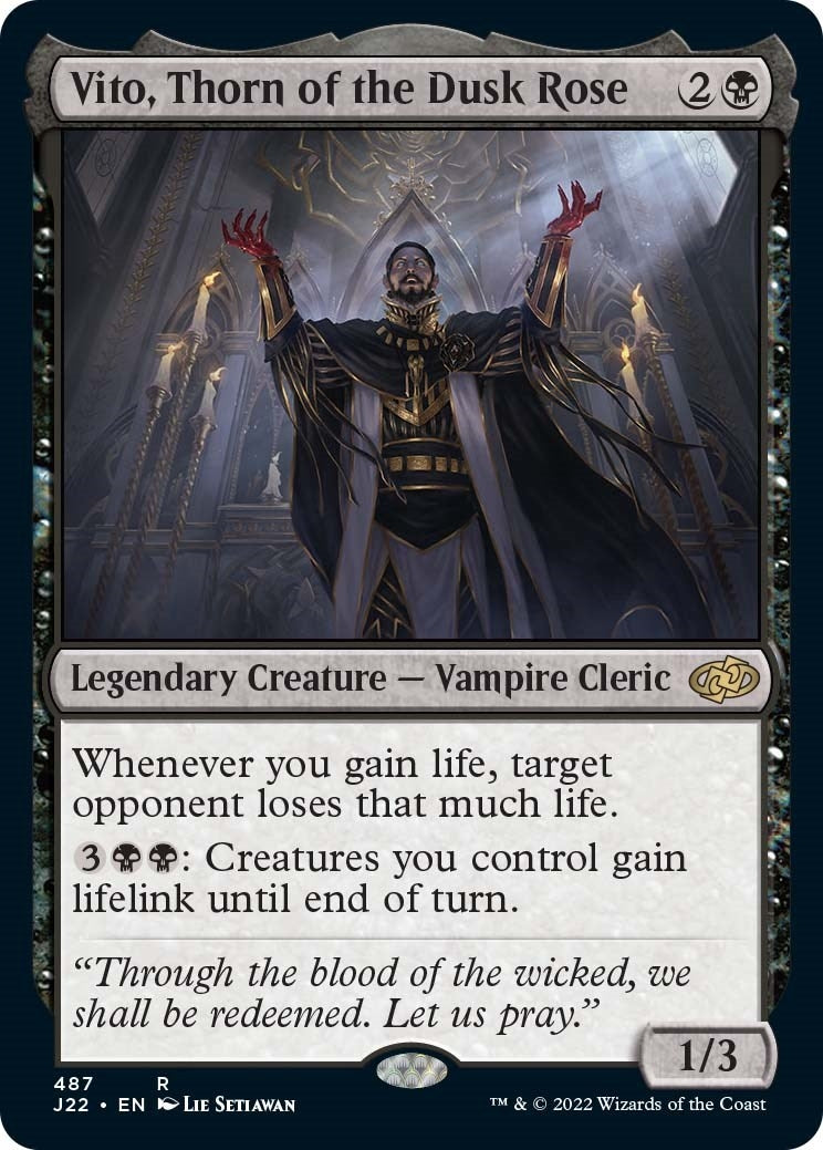 Vito, Thorn of the Dusk Rose (487) (J22)
