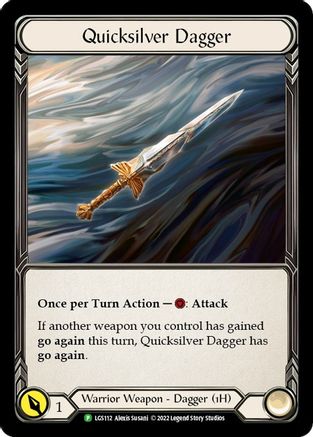 Quicksilver Dagger [LGS112] (Dynasty)  Cold Foil