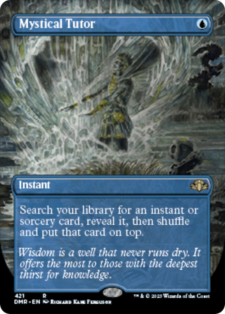 Mystical Tutor (Borderless) (421) (DMR)
