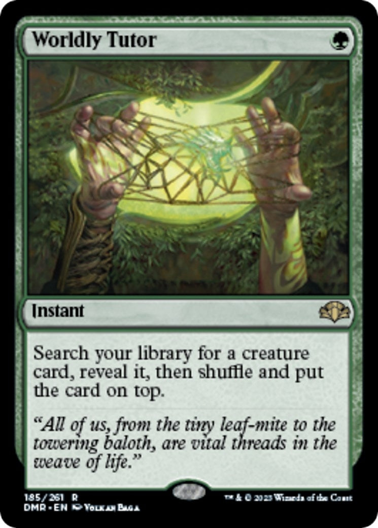 Worldly Tutor (185) (DMR)