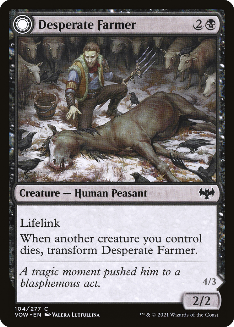 Desperate Farmer // Depraved Harvester [Innistrad: Crimson Vow]