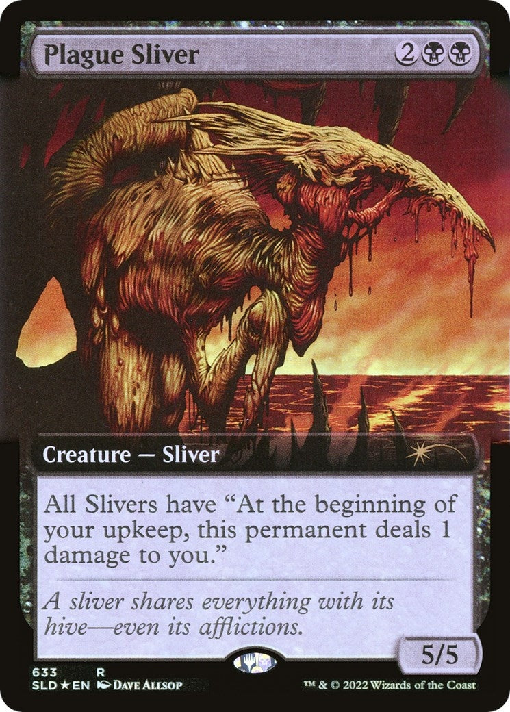 Plague Sliver (Extended Art) (633) (SLD)