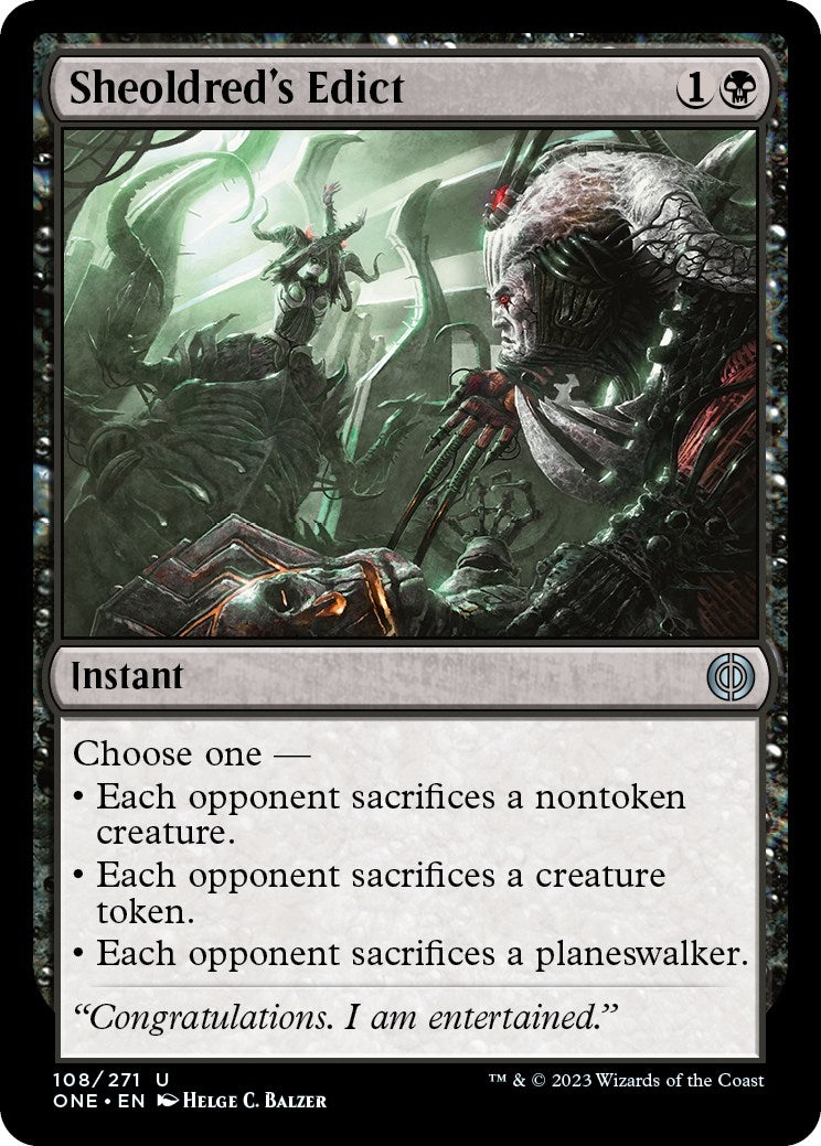 Sheoldred's Edict (108) (ONE)